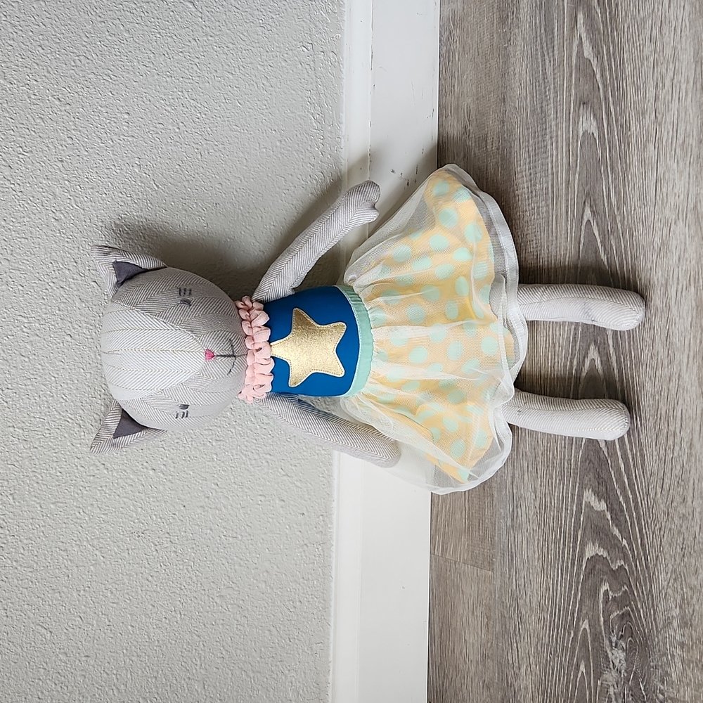 Pillowfort Cat Princess Ballerina Plush